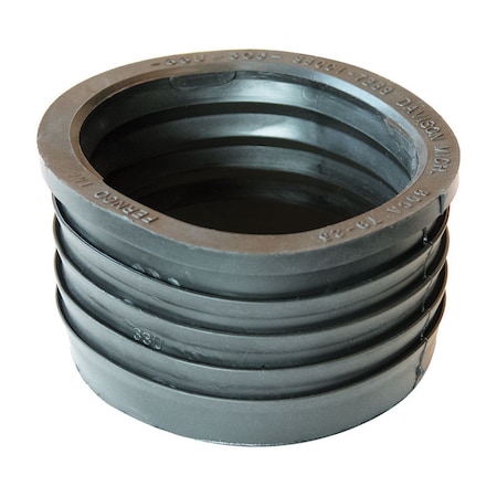 Fernco Fernco Schedule 40 3 in. Compression X 3 in. D Compression PVC 4-1/2 in. Donut Fitting 1 pk P33U-305